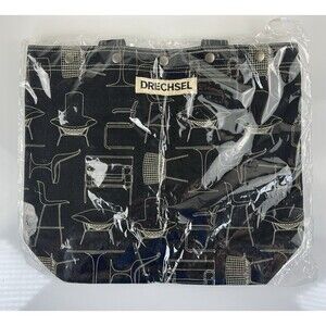 RARE NEW Drechsel Knoll Design Studio Chair All Over Print Tote Bag Canvas Tote